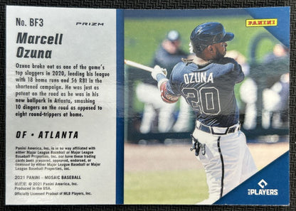 2021 Panini Mosaic Big Fly Marcell Ozuna Atlanta Braves #BF3