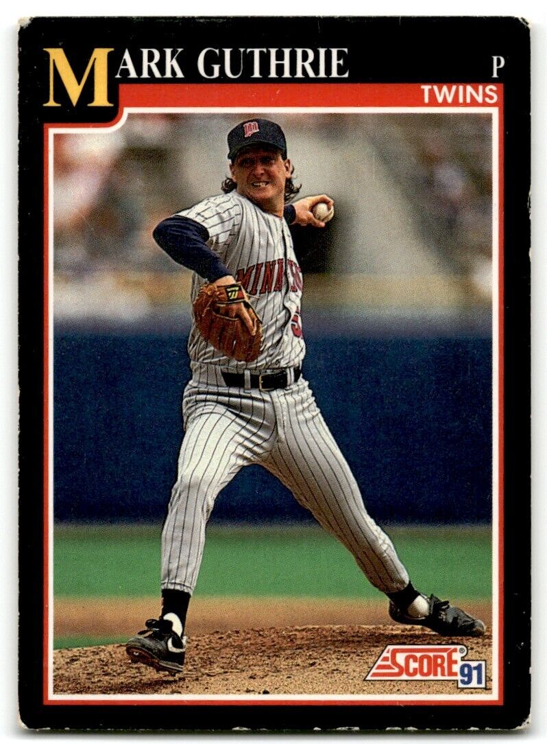 1991 Score Mark Guthrie Minnesota Twins #778