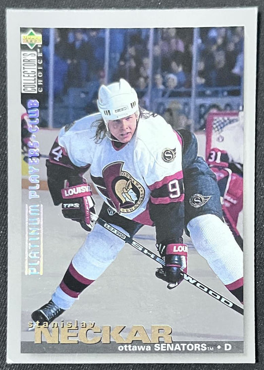 1995-96 Collector's Choice Player's Club Stanislav Neckar Ottawa Senators #170