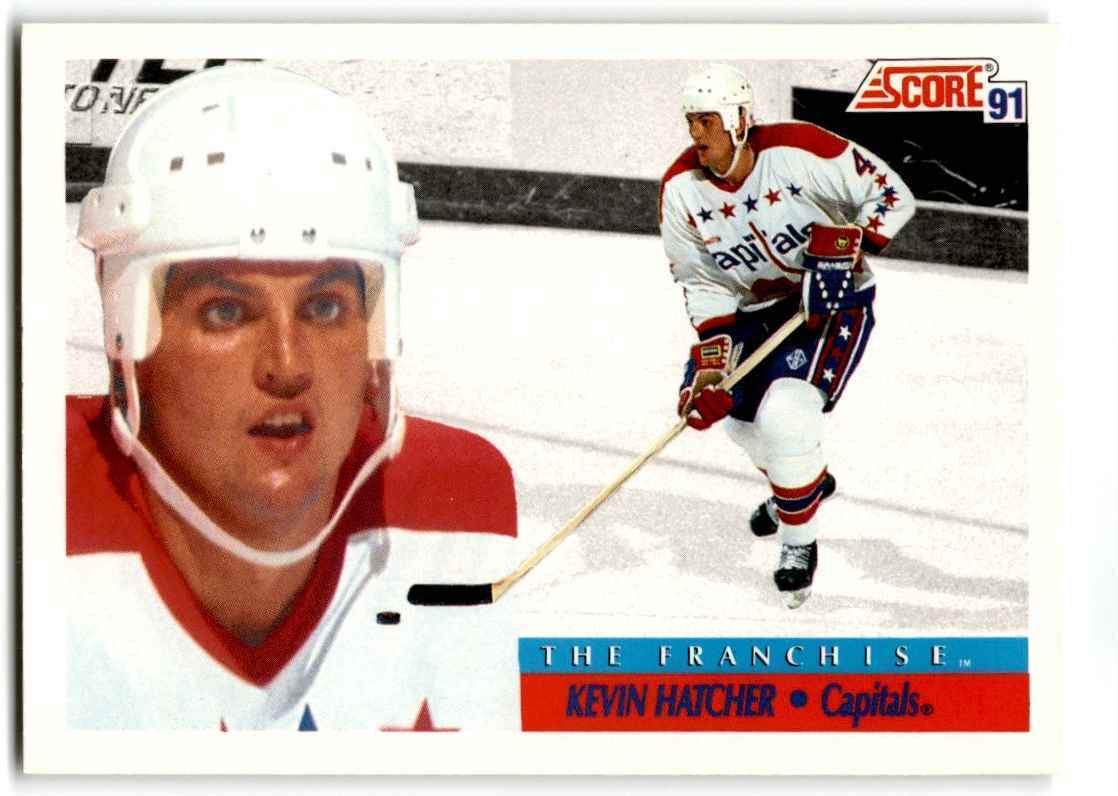 1991-92 Score American Kevin Hatcher Washington Capitals #340