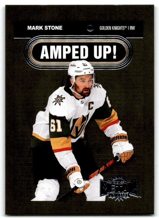 2021-22 Skybox Metal Universe Amped Up Mark Stone Vegas Golden Knights #AU-4