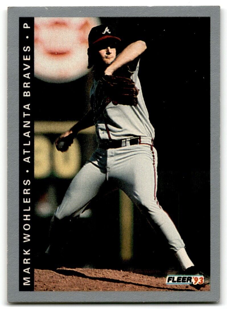 1993 Fleer Mark Wohlers Atlanta Braves #16