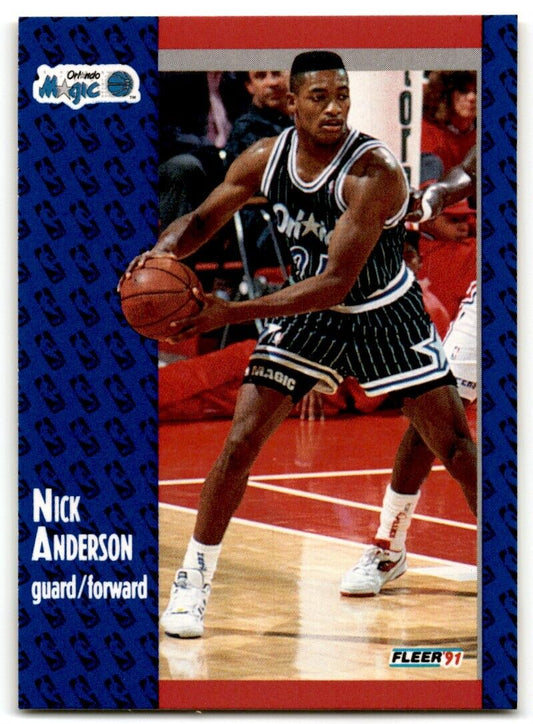 1991-92 Fleer Nick Anderson Orlando Magic #143