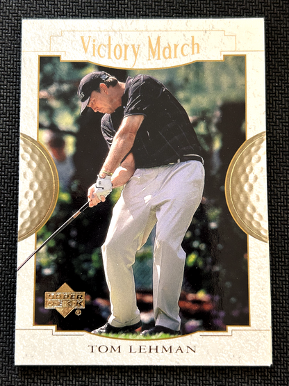 2001 Upper Deck Golf Trading Cards #154 Tom Lehman Victory March