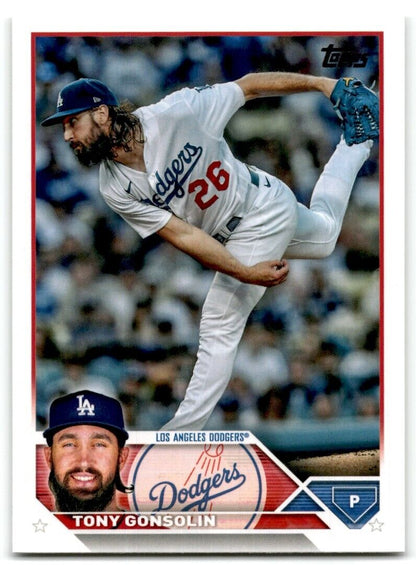 2023 Topps Tony Gonsolin Los Angeles Dodgers #202