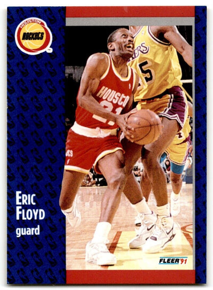 1991-92 Fleer Sleepy Floyd Houston Rockets #74