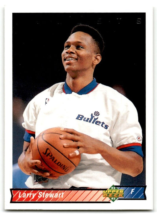 1992-93 Upper Deck Larry Stewart Washington Bullets #226