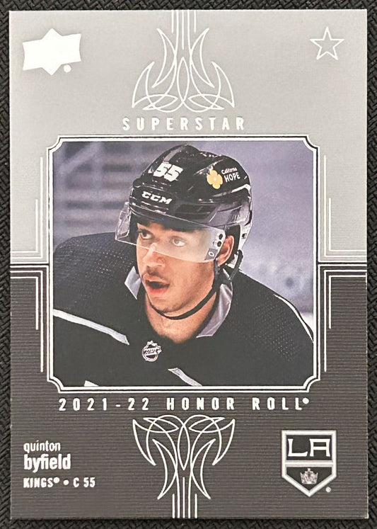 2021-22 Upper Deck Honor Roll Quinton Byfield Los Angeles Kings #HR-36