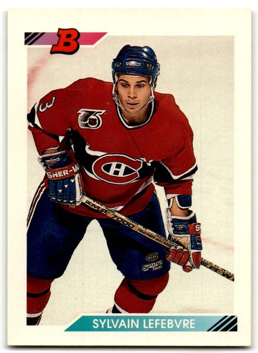 1992-93 Bowman Sylvain Lefebvre Montreal Canadiens #307