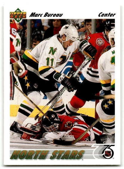 1991-92 Upper Deck Marc Bureau Minnesota North Stars #274