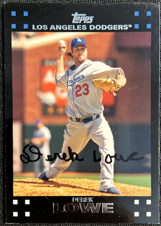 2007 Topps Derek Lowe Los Angeles Dodgers #526