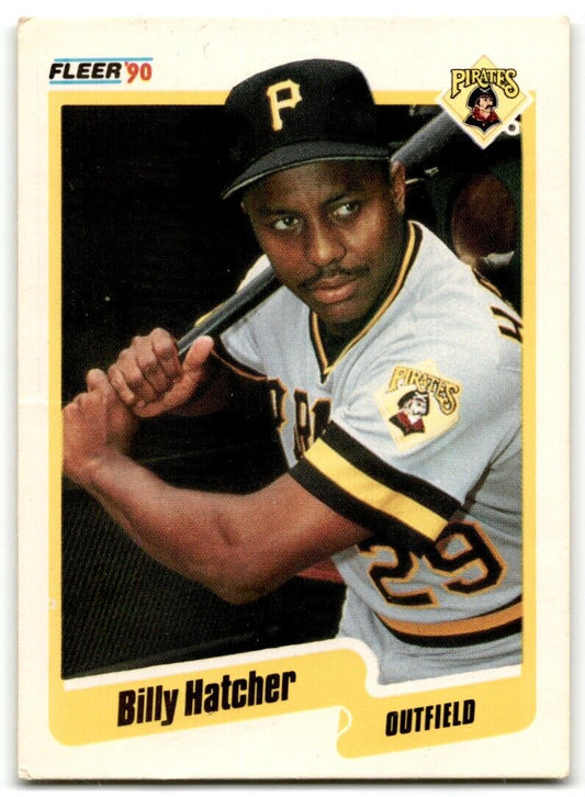 1990 Fleer Billy Hatcher Pittsburgh Pirates #467