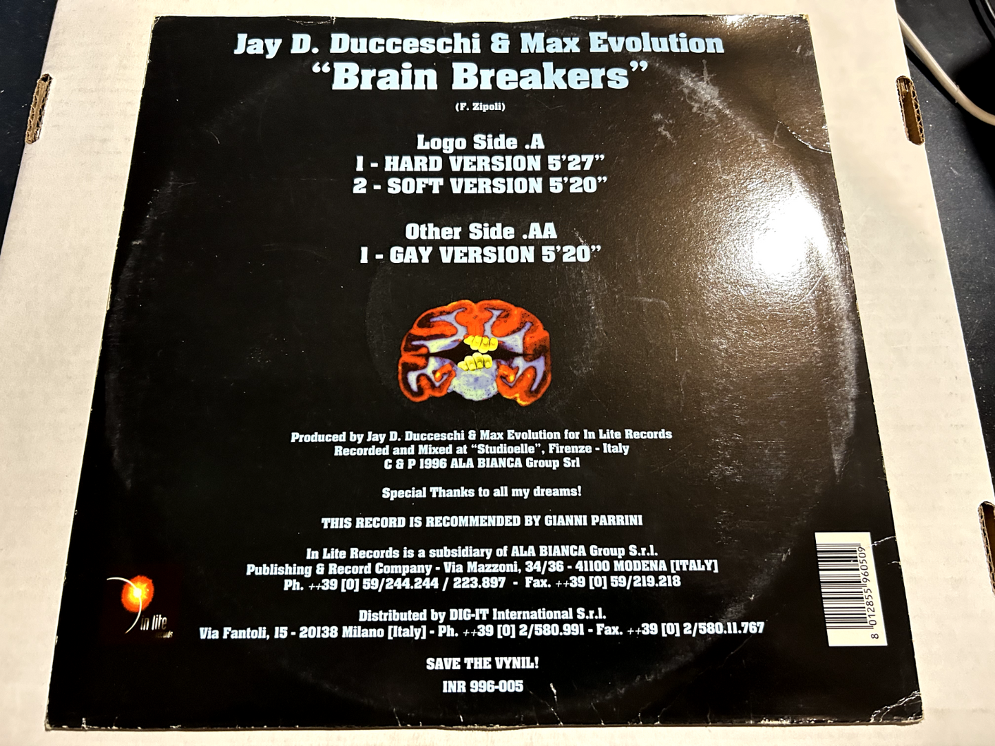 Jay D. Ducceschi & Max Evolution – Brain Breakers