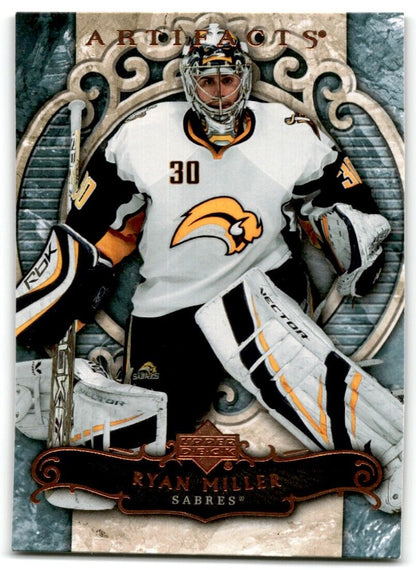 2007-08 Upper Deck Artifacts Ryan Miller Buffalo Sabres #1