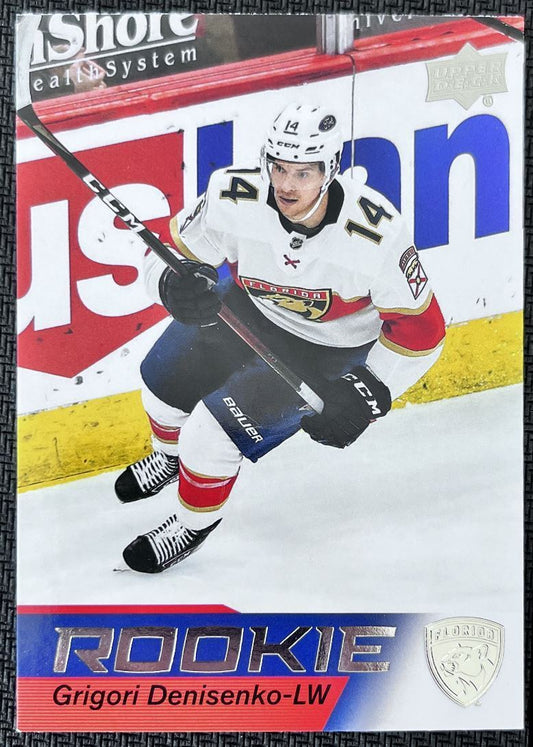 2021-22 Upper Deck NHL Star Rookie Grigori Denisenko Rookie Florida Panthers #6