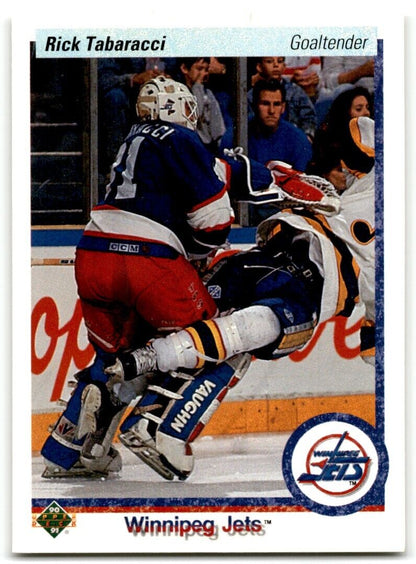 1990-91 Upper Deck Rick Tabaracci Rookie Winnipeg Jets #520