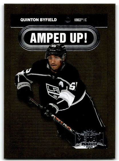 2021-22 Skybox Metal Universe Amped Up Quinton Byfield Los Angeles Kings #AU-19