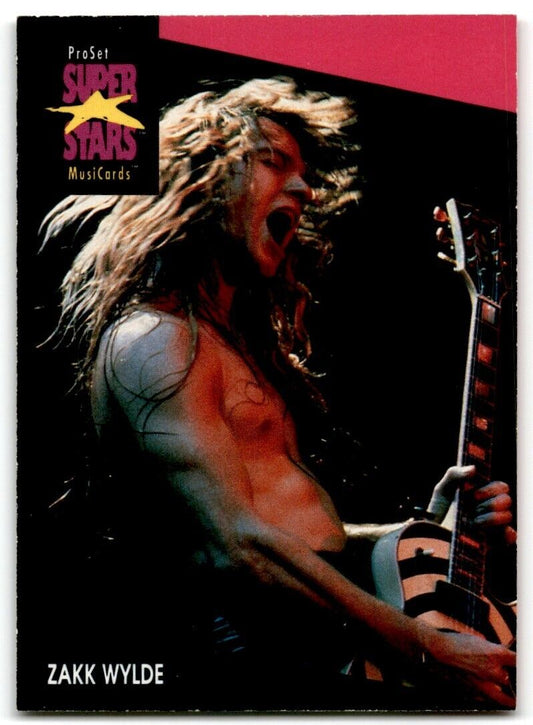 1991-92 ProSet Super Stars MusiCard Zakk Wylde #245