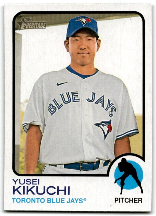 2022 Topps Heritage High Number Yusei Kikuchi Toronto Blue Jays #687