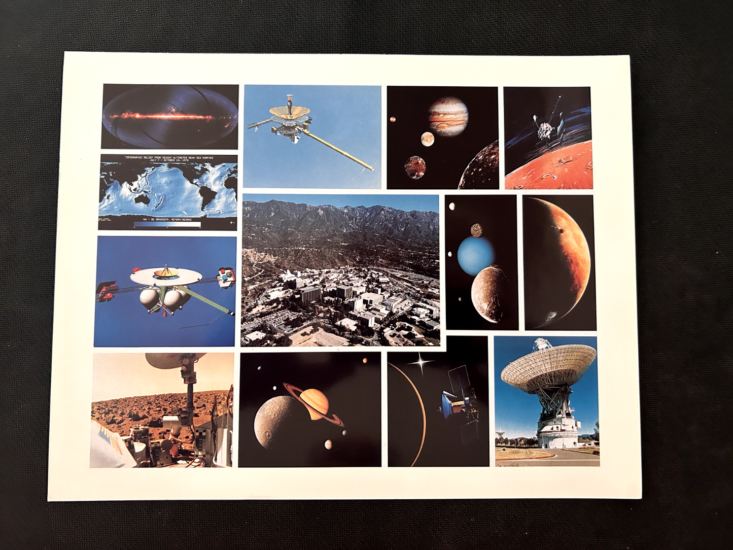 NASA Jet Propulsion Laboratory - Missions mosaic litho