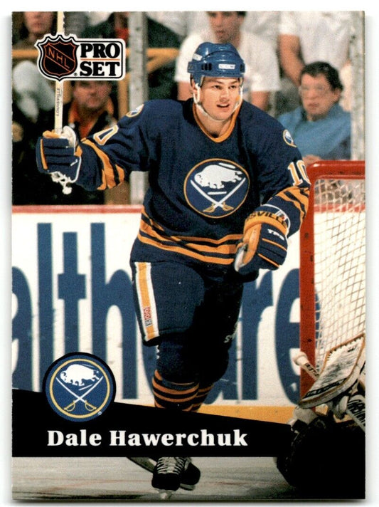 1991-92 Pro Set French Dale Hawerchuk Buffalo Sabres #24