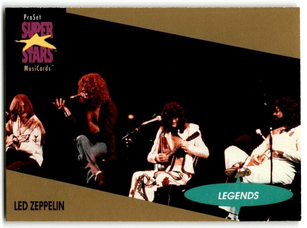 1991-92 ProSet Super Stars MusiCard Led Zeppelin #22