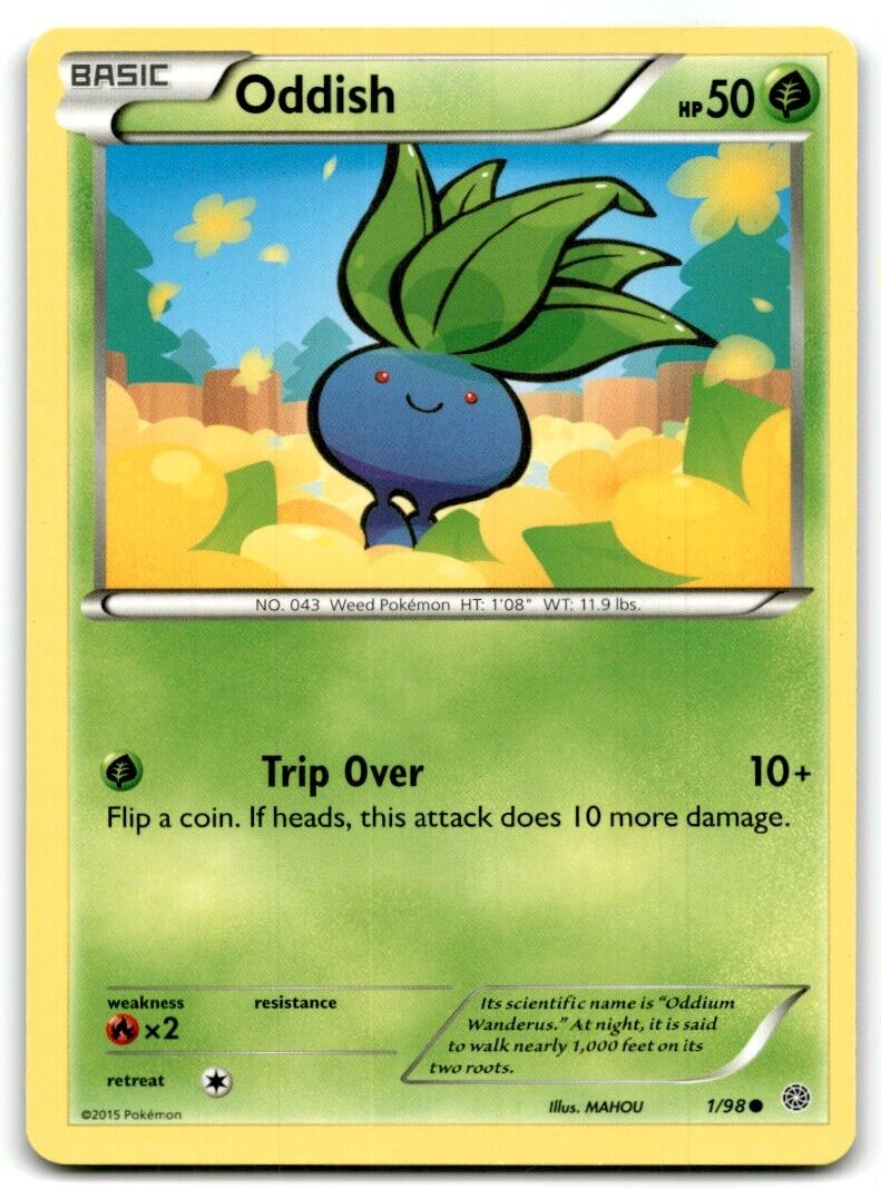 2015 XY - Ancient Origins Oddish Basic/Common #1