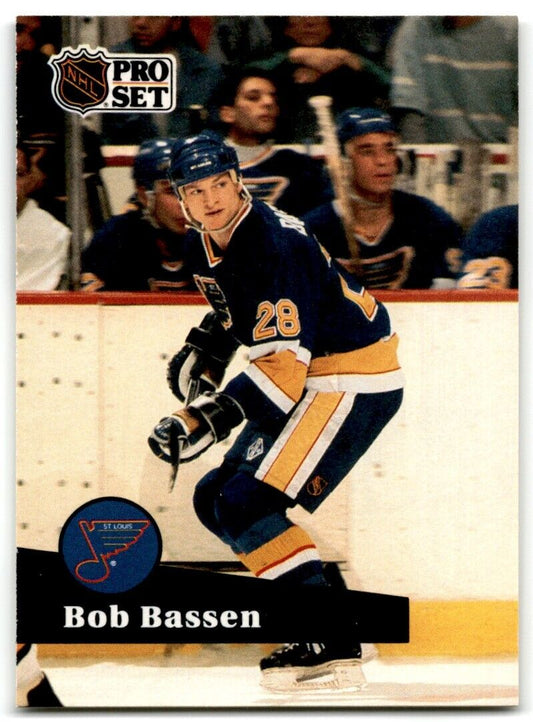 1991-92 Pro Set Bob Bassen St. Louis Blues #221