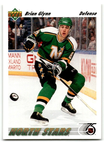 1991-92 Upper Deck Brian Glynn Rookie Minnesota North Stars #158