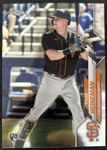 2020 Topps Chrome Update Tyler Heineman Rookie San Francisco Giants #U-36