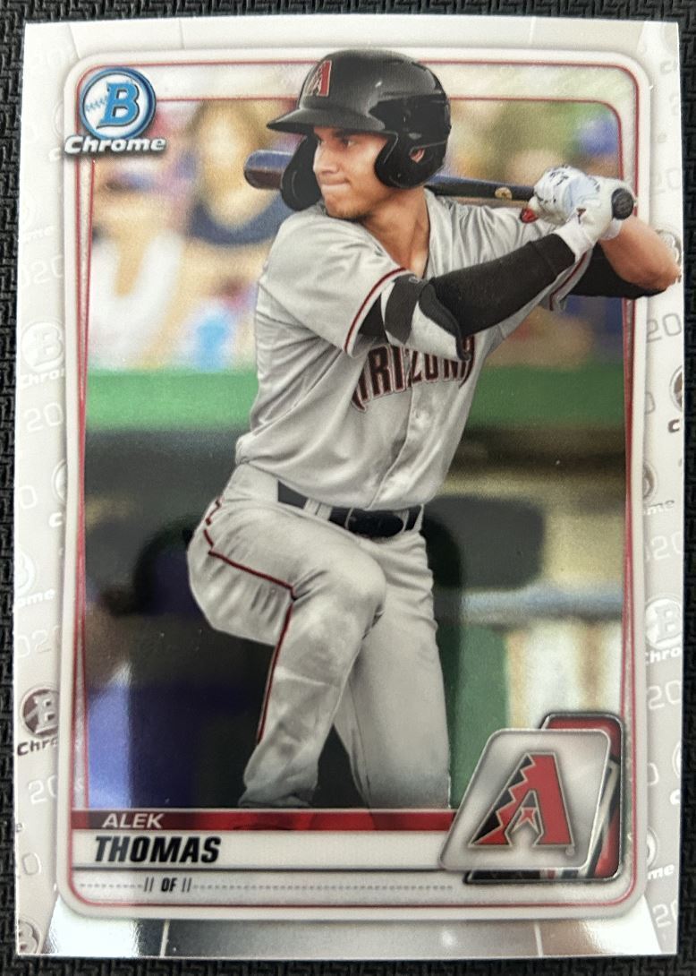 2020 Bowman Chrome Prospects Alek Thomas Arizona Diamondbacks #BCP-98