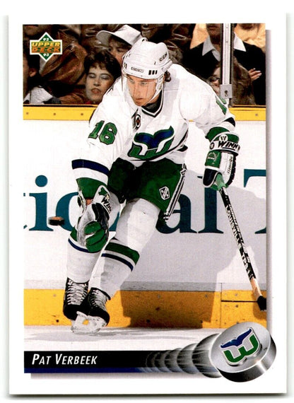 1992-93 Upper Deck Pat Verbeek Hartford Whalers #204