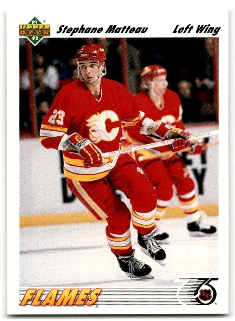 1991-92 Upper Deck Stephane Matteau Calgary Flames #121