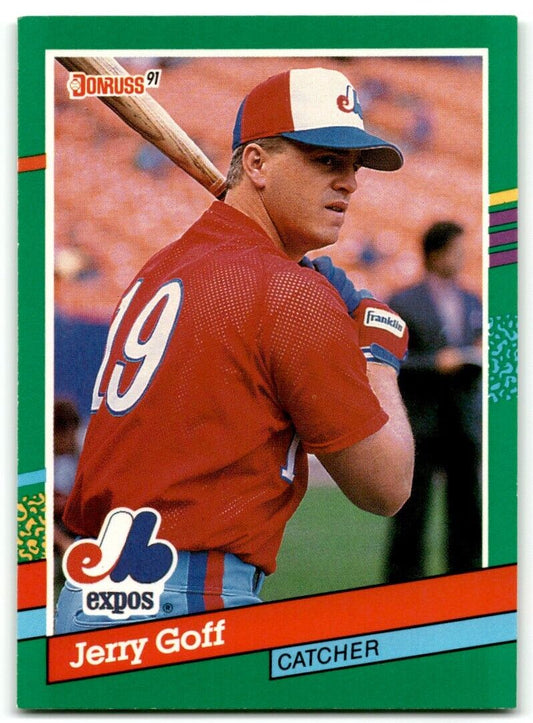 1991 Donruss Jerry Goff Montreal Expos #499