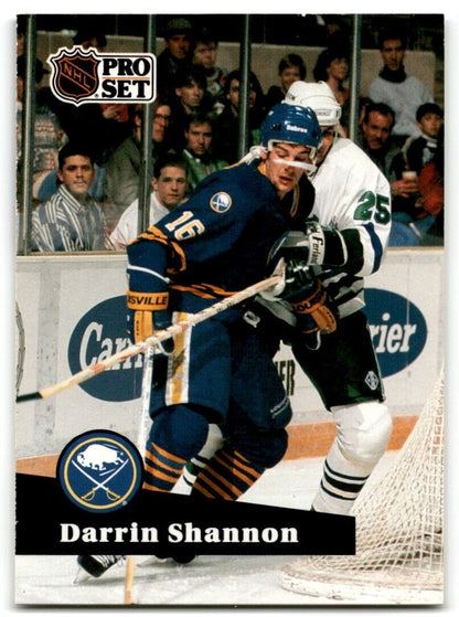 1991-92 Pro Set Darrin Shannon Buffalo Sabres #14