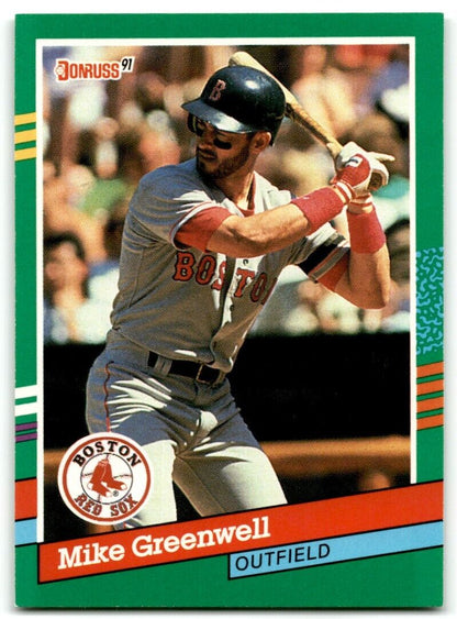 1991 Donruss Mike Greenwell Boston Red Sox #553