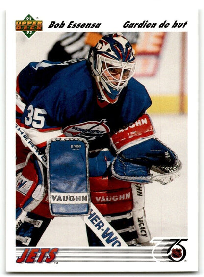 1991-92 Upper Deck French Bob Essensa Winnipeg Jets #101