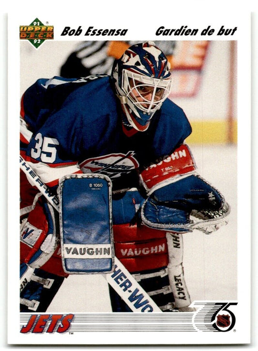 1991-92 Upper Deck French Bob Essensa Winnipeg Jets #101