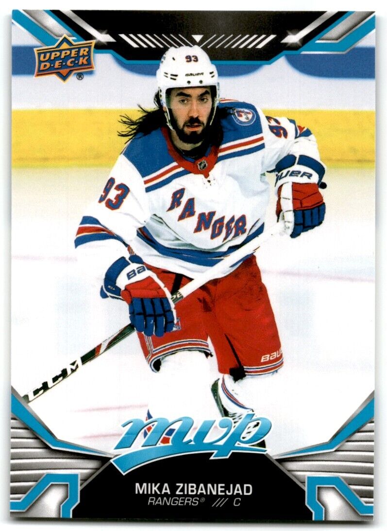 2022-23 Upper Deck MVP Mika Zibanejad New York Rangers #185