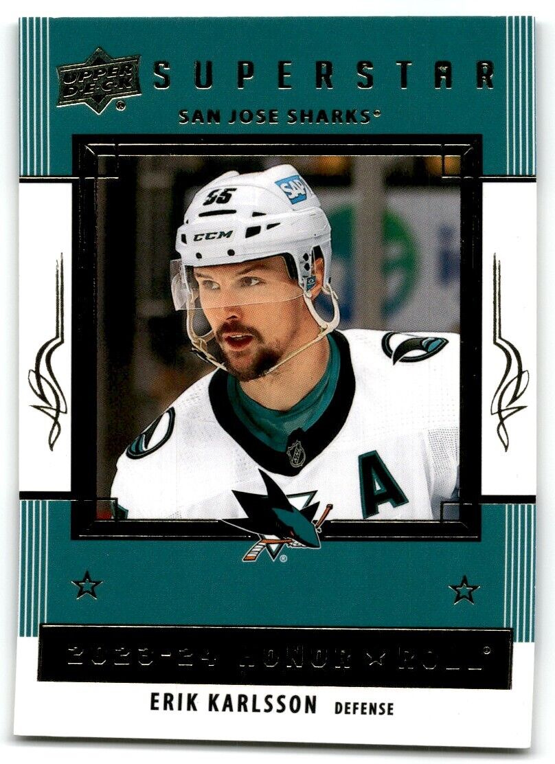 2023-24 Upper Deck Honor Roll Erik Karlsson San Jose Sharks #HR-35