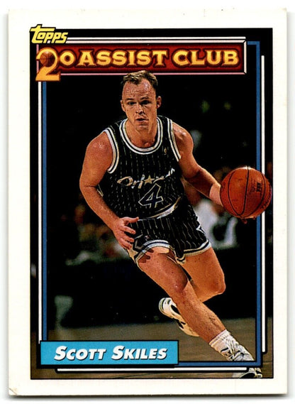 1992-93 Topps 20 assist club Scott Skiles Orlando Magic #224