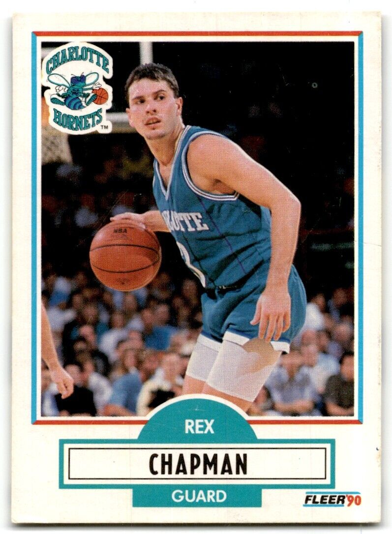 1990-91 Fleer Rex Chapman Charlotte Hornets #17