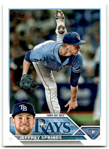 2023 Topps Jeffrey Springs Tampa Bay Rays #12