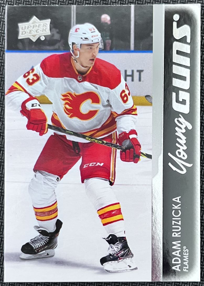 2021-22 Upper Deck Adam Ruzicka Rookie Calgary Flames #465