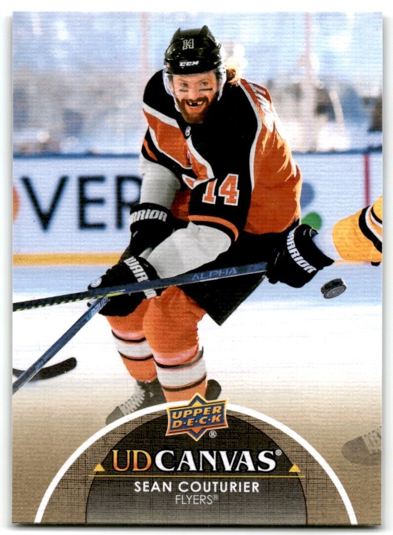 2021-22 Upper Deck UD Canvas Sean Couturier Philadelphia Flyers #C60