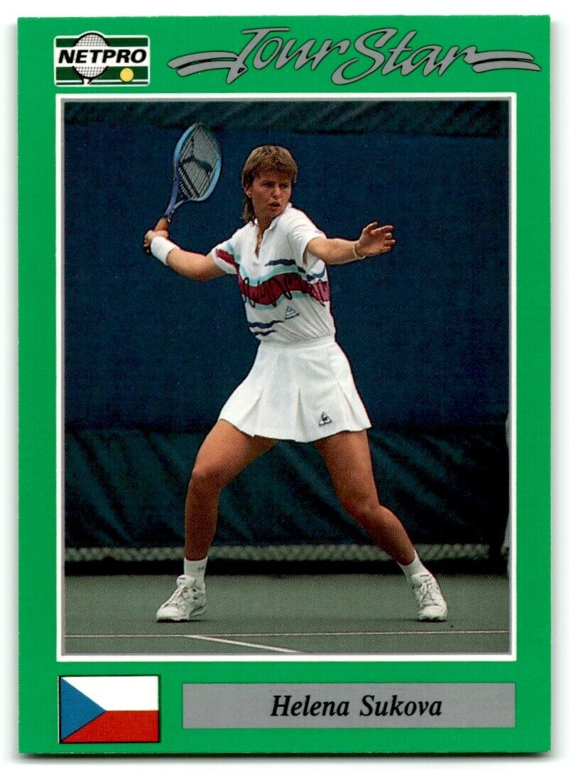 1991 Protennis player Cards Netpro Tour Star Helena Sukova #55