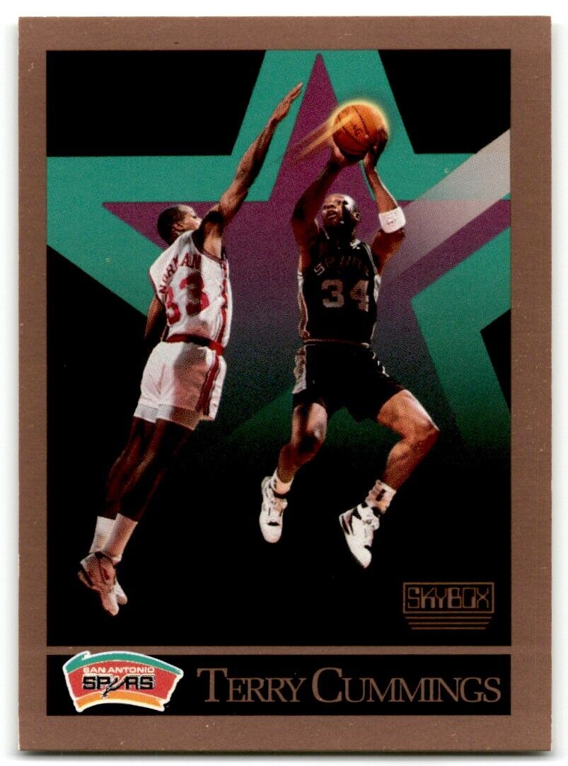 1990-91 SkyBox Terry Cummings San Antonio Spurs #255