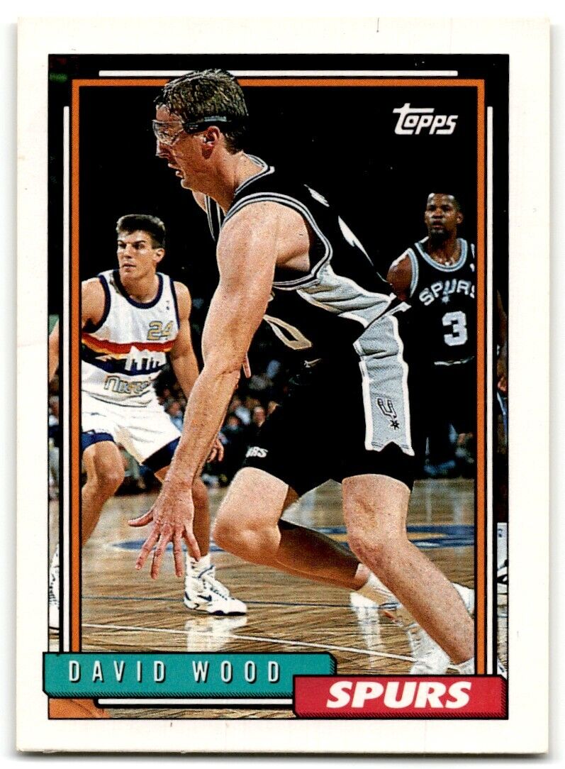 1992-93 Topps David Wood San Antonio Spurs #367