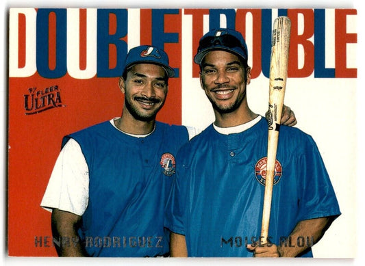 1997 Ultra Double Trouble Henry Rodriguez/Moises Alou Montreal Expos #16