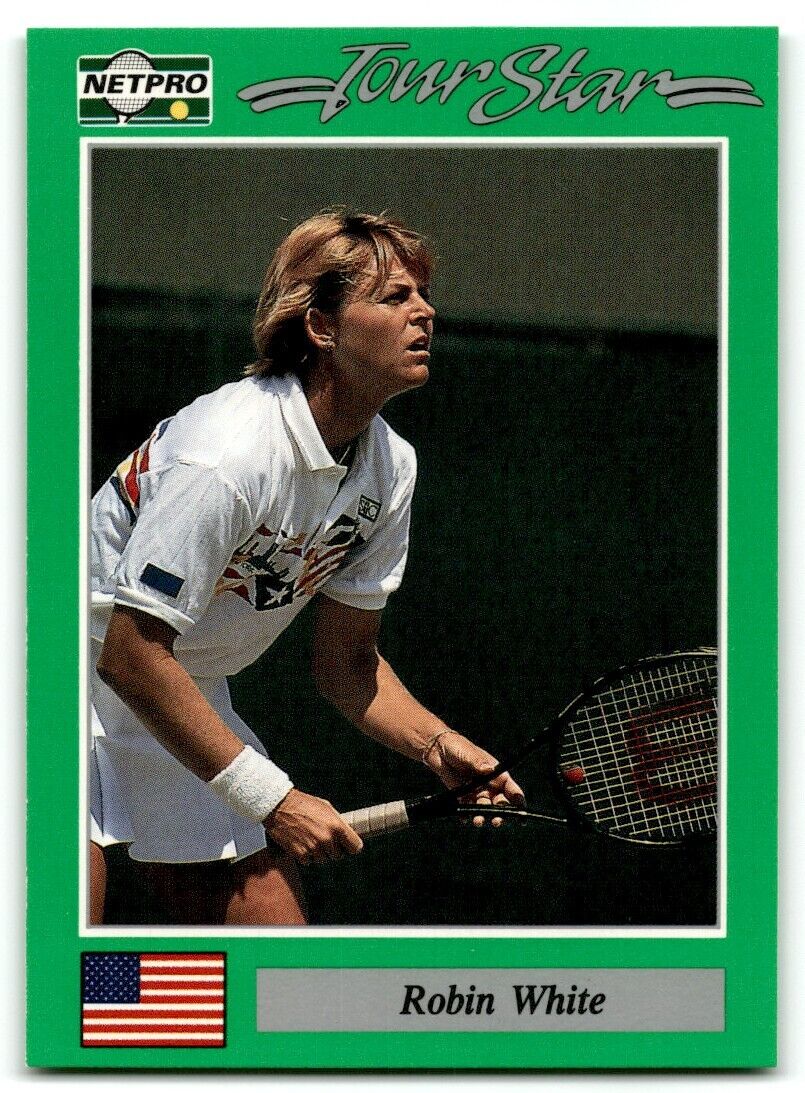 1991 Protennis player Cards Netpro Tour Star Robin White #81